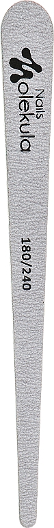 Pilnik do paznokci, stożkowy, M-67, 180/240 - Nails Molekula — Zdjęcie N1