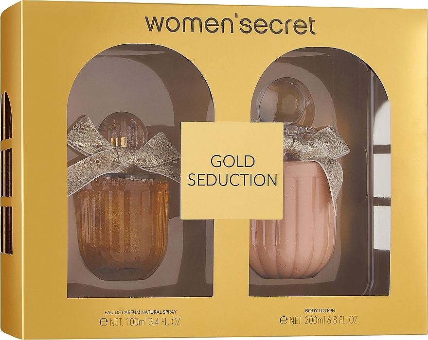 Women Secret Gold Seduction - Zestaw (edp/100ml + b/lot/200ml) — Zdjęcie N1