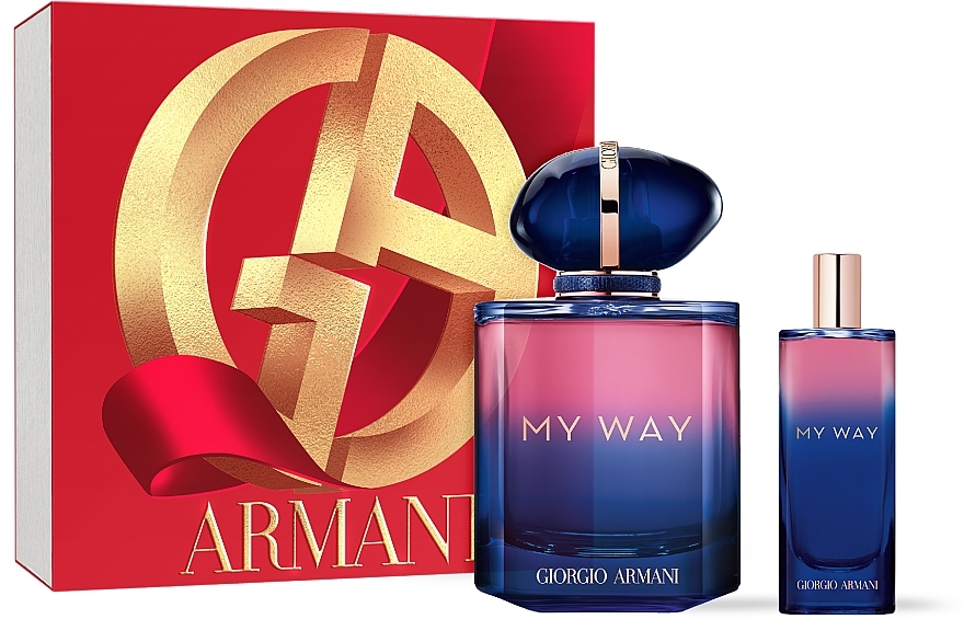 Giorgio Armani My Way Parfum - Zestaw (edp 90 ml + edp 15 ml) — Zdjęcie N1