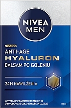 Przeciwstarzeniowy balsam po goleniu z kwasem hialuronowym - NIVEA MEN Anti-Age Hyaluronic After Shave Balm — Zdjęcie N1