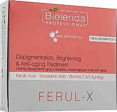 Kup Zabieg depigmentacyjny o działaniu rozjaśniającym i anti-aging - Bielenda Professional Ferul-X