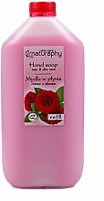 Mydło w płynie do rąk Róża z aloesem - Naturaphy Rose & Aloe Vera Hand Soap Refill — Zdjęcie N1