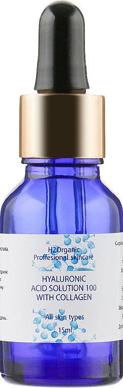 Kwas hialuronowy z kolagenem - H2Organic Hyaluronic Acid Solution 100 With Collagen