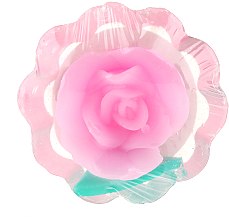 Kup Naturalne mydło glicerynowe w kształcie róży, różowe - Bulgarian Rose Soap