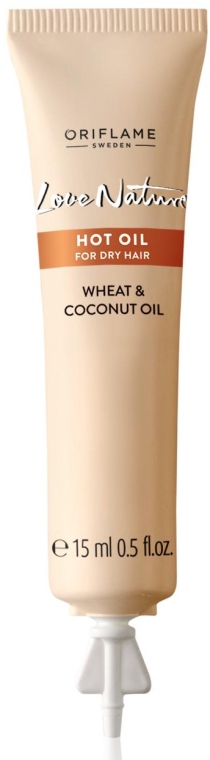 Olejek do włosów suchych Pszenica i olej kokosowy - Oriflame Love Nature Wheat & Coconut Hot Oil — Zdjęcie N2