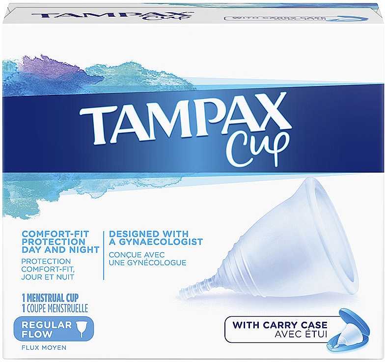 Kubeczek menstruacyjny - Tampax Menstrual Cup Regular Flow — Zdjęcie N1