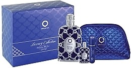 Orientica Luxury Collection Royal Bleu - Zestaw (edp/80ml + edp/7,5ml + atom/1pcs + bag/1pcs) — Zdjęcie N1