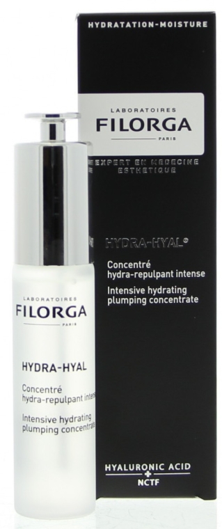 Koncentrat nawilżający do twarzy - Filorga Hydra-Hyal Intensive Hydrating Plumping Concentrate — Zdjęcie N1