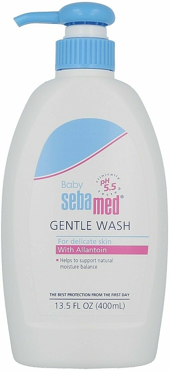 Oczyszczająca emulsja dla dzieci - Sebamed Extra Soft Ph 5.5 Baby Wash — Zdjęcie N3