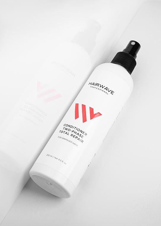 Dwufazowa odżywka do włosów zniszczonych Total Repair - HAIRWAVE Two-Phase Conditioner For Damaged Hair — Zdjęcie N4