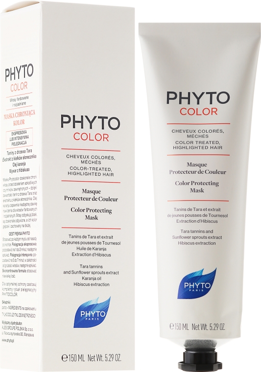 Ochronna maska do włosów farbowanych - Phyto Phyto Color Protecting Mask — Zdjęcie N2