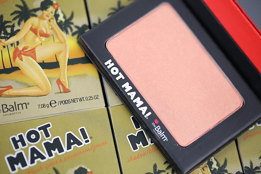 Cień-róż do policzków - theBalm Mamas Hot Mama Shadow/Blush (miniprodukt) — Zdjęcie N7