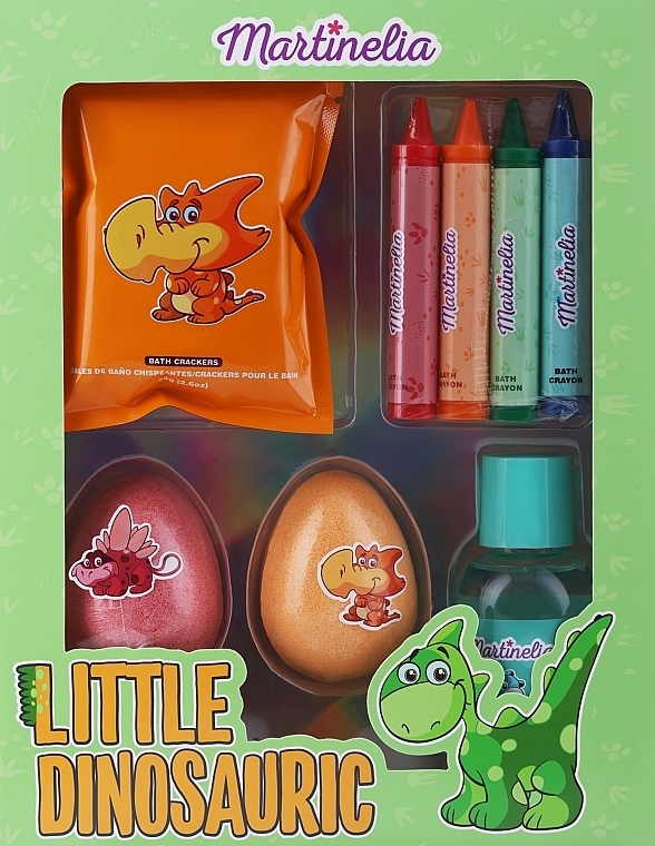 Zestaw, 8 produktów - Martinelia Little Dinosauric Fun Bath Set — Zdjęcie N1