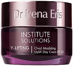 Krem modelujący kontur twarzy i szyi na dzień - Dr Irena Eris Y-Lifting Institute Solutions Oval Modeling Uplift Day Cream SPF 20 — Zdjęcie N1