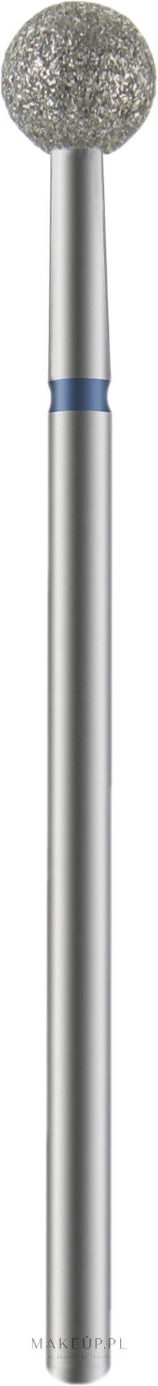 Frez diamentowa, kula, niebieski, 5mm - Staleks PRO Expert Diamond Nail Drill Bit Ball Blue Head 5 mm — Zdjęcie 1 szt.
