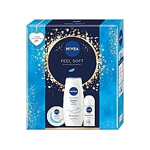 Kup Zestaw - NIVEA Feel Soft (sh/gel/250ml + cr/100ml + deo/50ml)