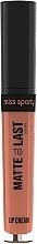 Kup Matowa szminka do ust - Miss Sporty Matte To Last 24h Lip Cream