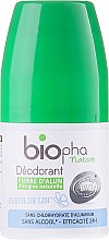 Kup Dezodorant w kulce Kwiat lnu - Biopha Organic Deodorant Aloe Vera Aluminium Chlorohydrate Free