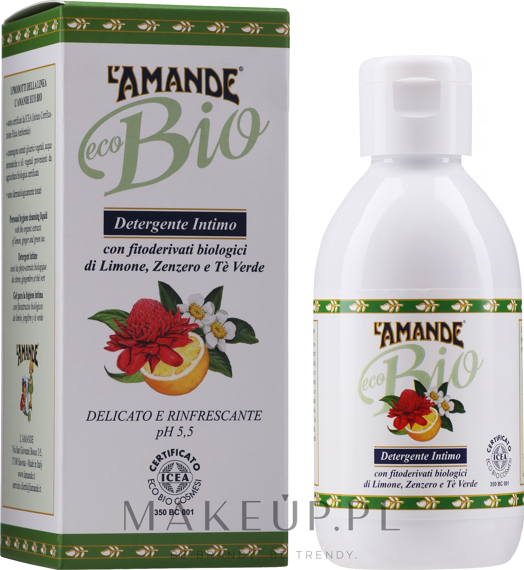 Mydło do higieny intymnej - L'Amande Eco Bio Intimate Soap — Zdjęcie 200 ml