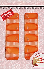 Kup Klipsy do usuwania lakieru hybrydowego, pomarańczowe - Avenir Cosmetics