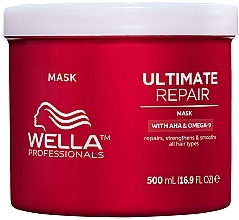 Krem-maska do wszystkich rodzajów włosów - Wella Professionals Ultimate Repair Mask With AHA & Omega-9 — Zdjęcie N5