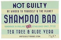 Kup Szampon do włosów w kostce z drzewem herbacianym i aloesem - Not Guilty Shampoo Bar Tea Tree & Aloe Vera