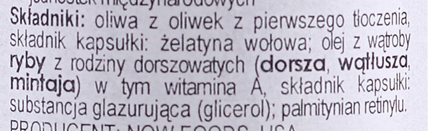 Suplement diety Witamina A - Now Foods Vitamin A 25000 IU Essential Nutrition — Zdjęcie N4