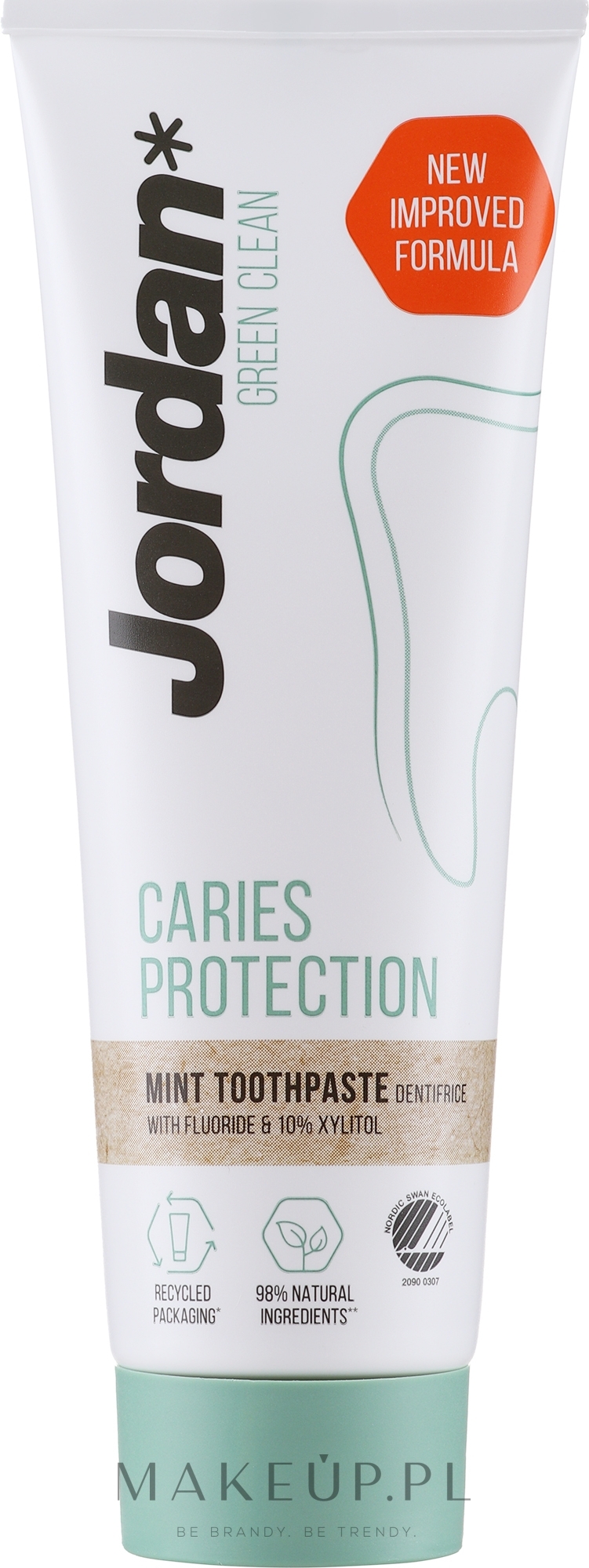 Ekologiczna pasta do zębów - Jordan Green Clean Cavity Protect Toothpaste — Zdjęcie 75 ml