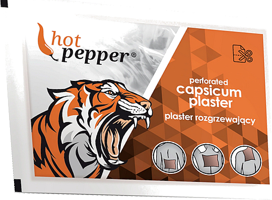 Plaster rozgrzewający, 18x12 cm - Ntrade Hot Pepper — Zdjęcie N1