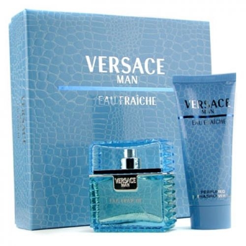 Versace Man Eau Fraiche - Zestaw (edt 50 + s/g 100) — Zdjęcie N1