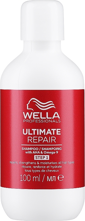 Szampon do wszystkich rodzajów włosów - Wella Professionals Ultimate Repair Shampoo With AHA & Omega-9 — Zdjęcie N11
