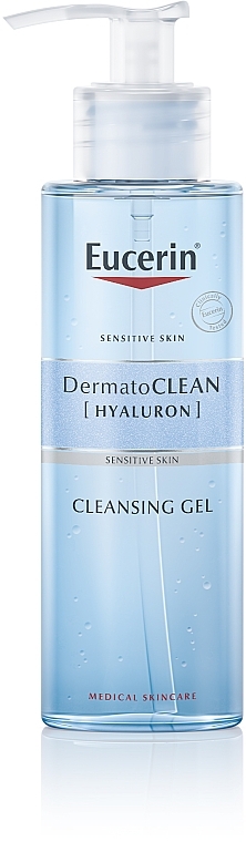 Żel do mycia twarzy do cery normalnej i mieszanej - Eucerin DermatoClean Refreshing Cleansing Gel