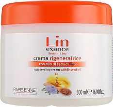 Wzmacniająca maska-krem do włosów z ekstraktem z nasion lnu - Parisienne Italia Hair Cream Treatment — Zdjęcie N3