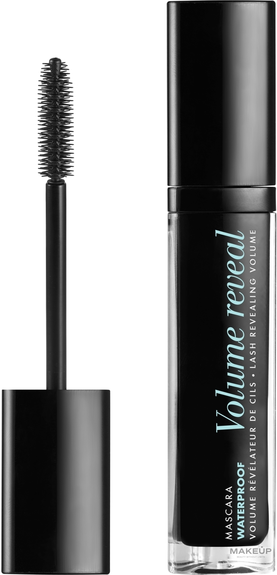 Wodoodporny tusz do rzęs (z powiększającym lusterkiem) - Bourjois Volume Reveal Waterproof Mascara — Zdjęcie Waterproof Black