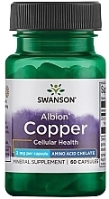 Suplement diety Miedź, 2 mg - Swanson Albion Copper 2mg — Zdjęcie N1