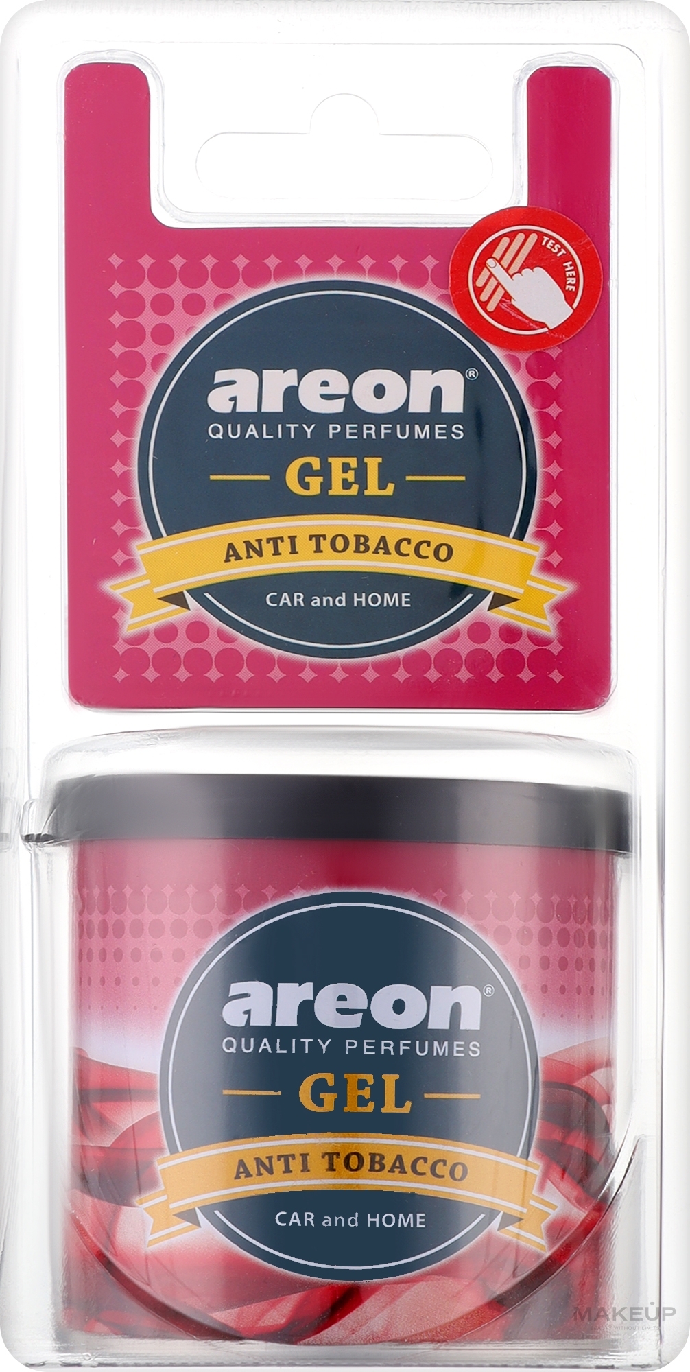 Żel aromatyzowany w blistrze Anti Tobacco - Areon Gel Can Blister Anti Tobacco — Zdjęcie 80 g