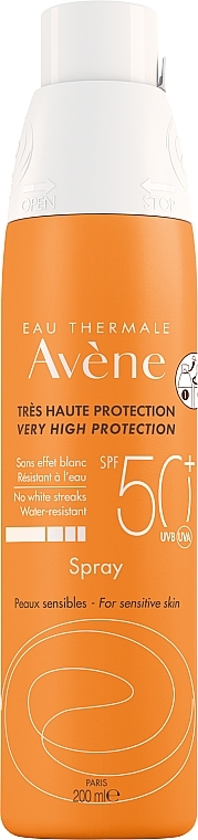 Przeciwsłoneczny spray do ciała SPF 50 - Avène Sun Very High Protection Spray