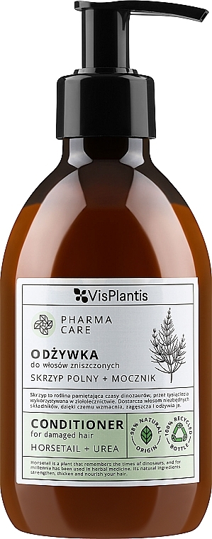 Odżywka do włosów zniszczonych Skrzyp polny + mocznik - Vis Plantis Pharma Care — Zdjęcie N1