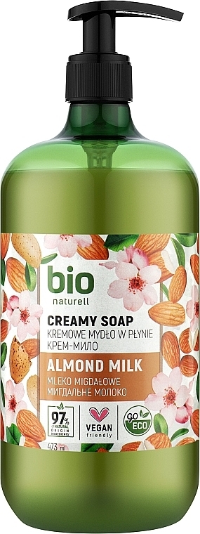 Kremowe mydło Mleko migdałowe - Bio Naturell Almond Milk Creamy Soap