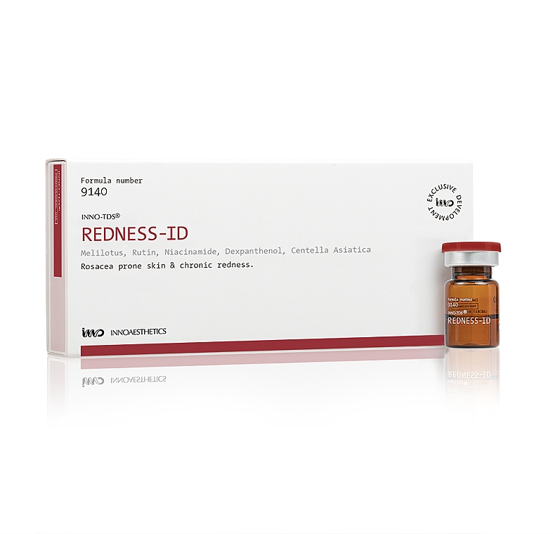 Preparat do mezoterapii skóry wrażliwej - Innoaesthetics Inno-TDS Redness ID — Zdjęcie N1