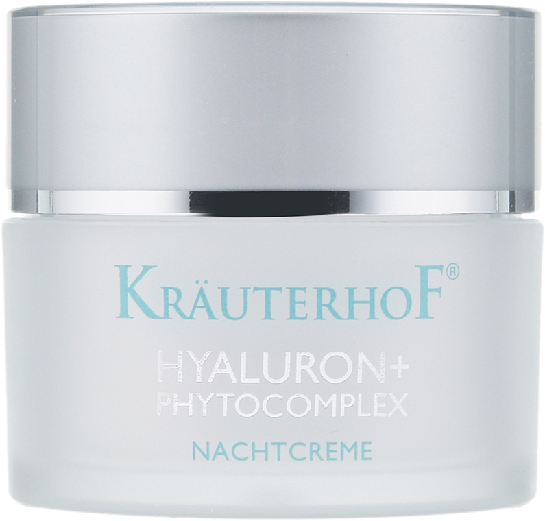 Krem na noc z fitokompleksem i kwasem hialuronowym - Krauterhof Hyaluron Phytocomplex Night Cream — Zdjęcie N1