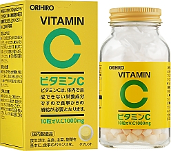 Witamina C, 1000 mg - Orihiro Vitamin C — Zdjęcie N2