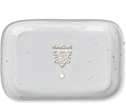 Kup Ceramiczna mydelniczka, biało-beżowa - RareCraft Soap Dish White & Beige 