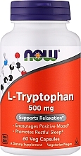 Kup L-Tryptophan na dobry nastrój i spokojny sen - Now Foods L-Tryptophan
