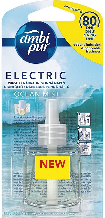 Odświeżacz powietrza Ocean Mist - Ambi Pur Ocean Mist Electric Air Freshener Refill (wymienny wkład) — Zdjęcie N1