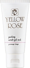 Peeling żelowy z białymi kryształkami kwarcu - Yellow Rose Peeling Scrub Gel №1 — Zdjęcie N1