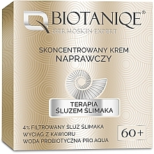 Kup Skoncentrowany krem naprawczy do twarzy 60+ - Biotaniqe Terapia śluzem ślimaka