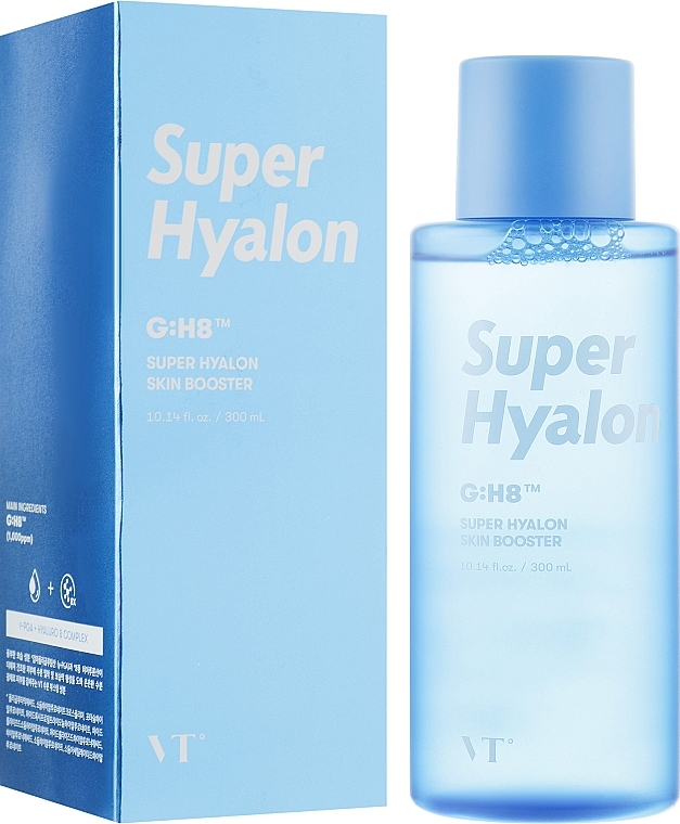 Intensywnie nawilżający tonik do twarzy - VT Cosmetics Super Hyalon Skin Booster — Zdjęcie N1