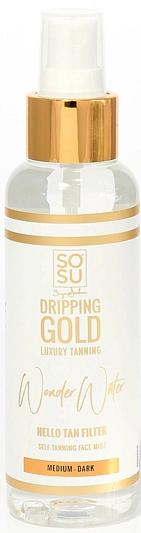 Samoopalacz w sprayu o zapachu arbuza - Sosu by SJ Dripping Gold Wonder Water Medium/Dark — Zdjęcie N1