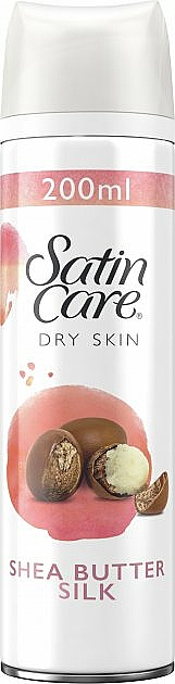 Żel do golenia do skóry suchej z masłem shea - Gillette Satin Care Dry Skin Shea Butter Silk Shave Gel